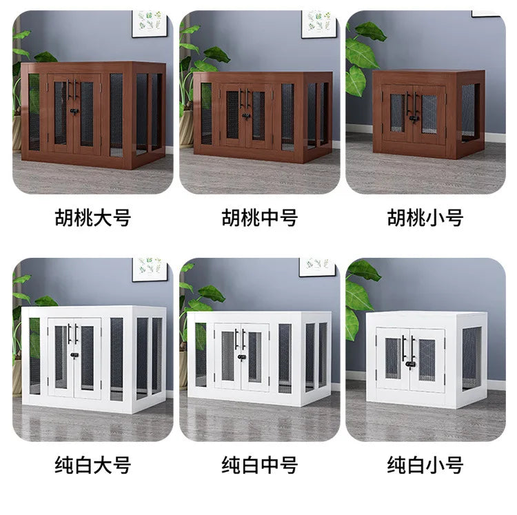 Yut four seasons universal wooden kennel cat litter pet litter indoor wild kennel large, medium and small dog kennel cat house