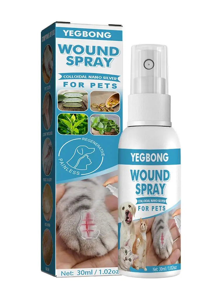 30ml Pets Anti-Itch Spray Pet Wound Spray Cats Dogs Skin Healthy Care Spray Pets Anti-Itch Treat Products For Sensitive Skin