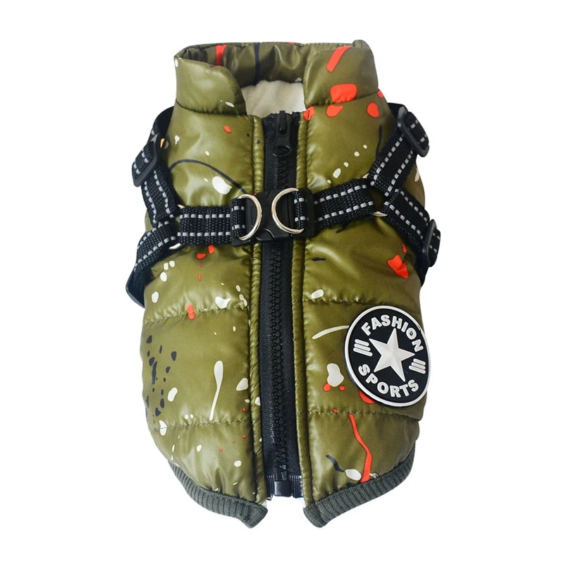 2023 Hot Winter Pet Dog Jacket Coat Thickening Warm Puppy Dog Clothes With Hood For Chihuahua Poodle Bichon