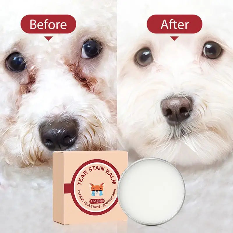 30g Pet Tear Stain Remover Cat Dog Eye Cleaner Cream Pet Eye Stain Cleaner Ointment Natural Tear Stain Remover Pet cleaning tool