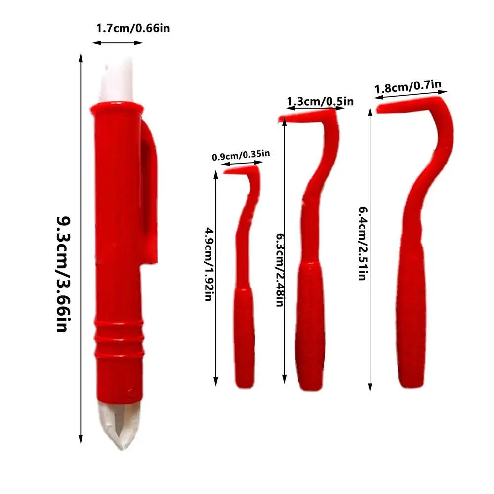 4PCS Dog Tick Remover Tool Tick Remover Tweezers Tongs Hooks Set Flea Remover Comb Lice Supplies for Pet Dog Cat Human Horse