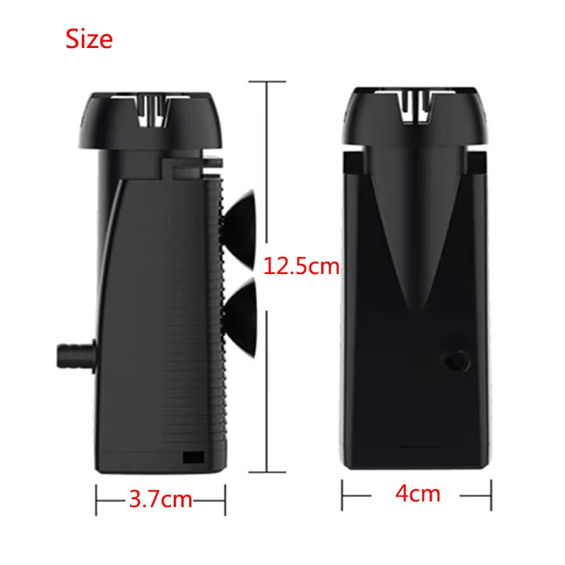 3W Aquarium Surface Oil Skimmer Filter Mute Auto Oil Film Processor Remove Tool for Aquarium Fish Tank Water Filtration 220-240V