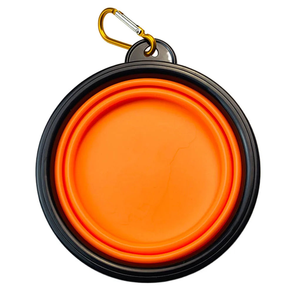Collapsible Dog Bowls Portable Travel Dog Bowls Expandable for Cat Dog Water Bowl Food Feeding Dish Silicone Pet Bowl 350/1000ml