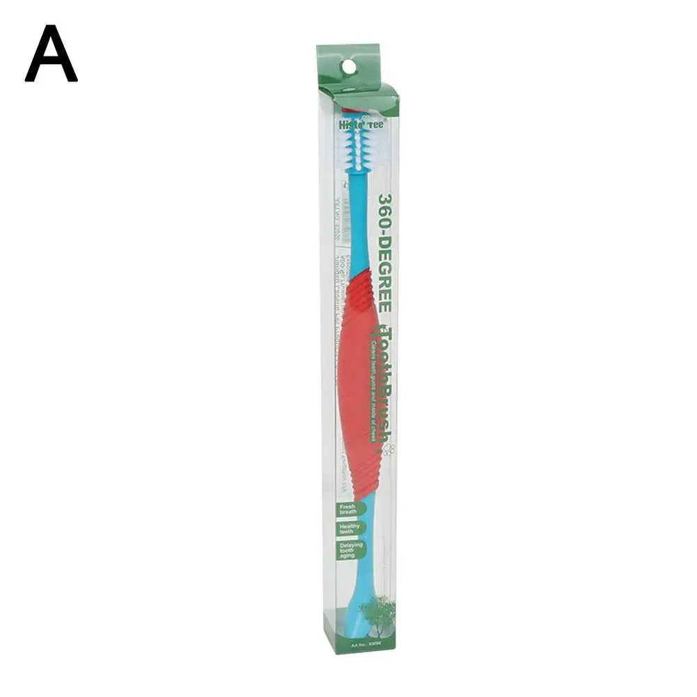 Double Head Pet Toothbrush Cat Dog Pet Cleaning Toothbrush Safe Food Grade Material Non-irritating Soft Hair Maintain Pet Oral H