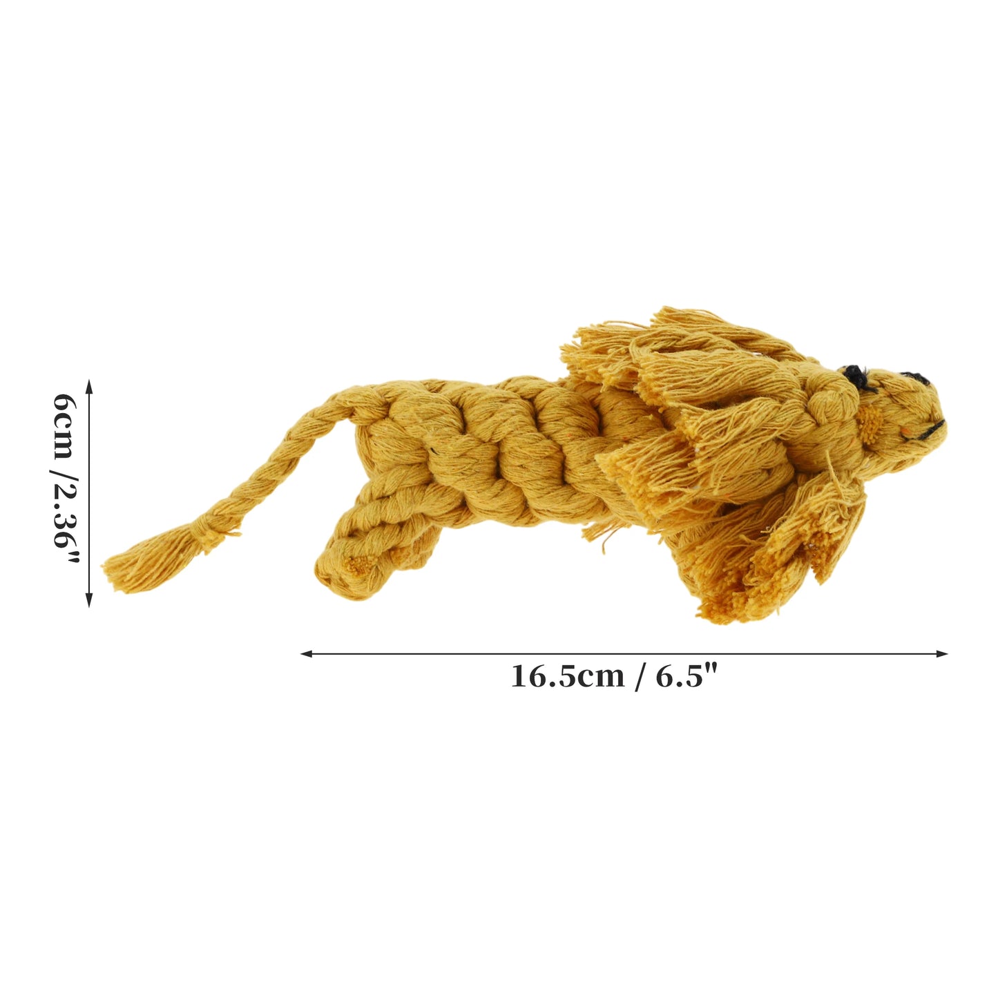 Uxcell Dogs Chew Toys Teeth Cleaning Cotton Rope Puppy Teethings Chewer Durable Braided Bite Resistant Chewing Doll Pet Supplies