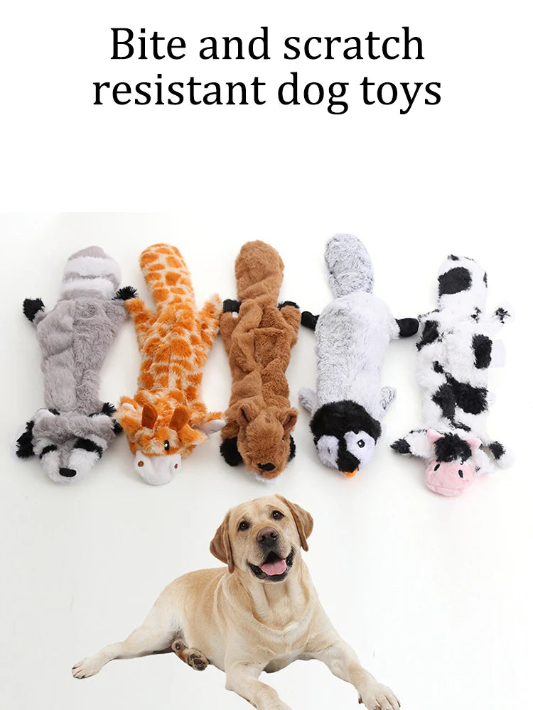 1PC Stuffed Animals Big Collection Dog Vocalization Toys Can'T Bite Pet Supplies Dog Toys