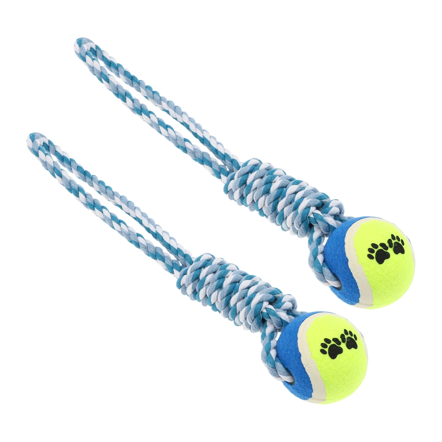 UXCELL Dog Chew Toys Knots Shape Braided Cotton Teeth Cleaning Rope Casual Puppy Bite-resistant Chewing Rope Pet Products