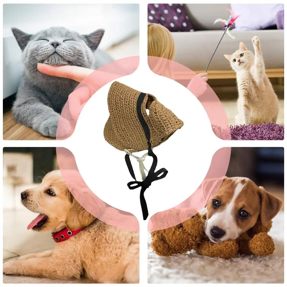 Dog Sombrero Hat Cat Sun Hat Dog Summer Hat Small Dog Sun Hat Dog Sun Caps Cat Sombrero Straw Hat for Puppy Small Dogs