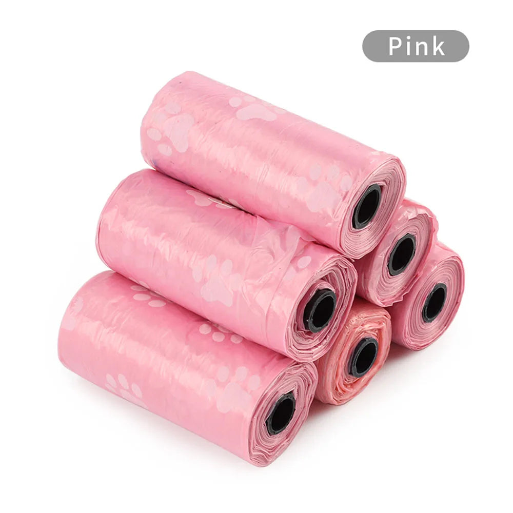 10 Roll Pet Dog Poop Bags Dispenser Collector Garbage Bag Puppy Dog Poop Scooper Bags for Dogs Cat Outdoor Cleaning Pet Supplies