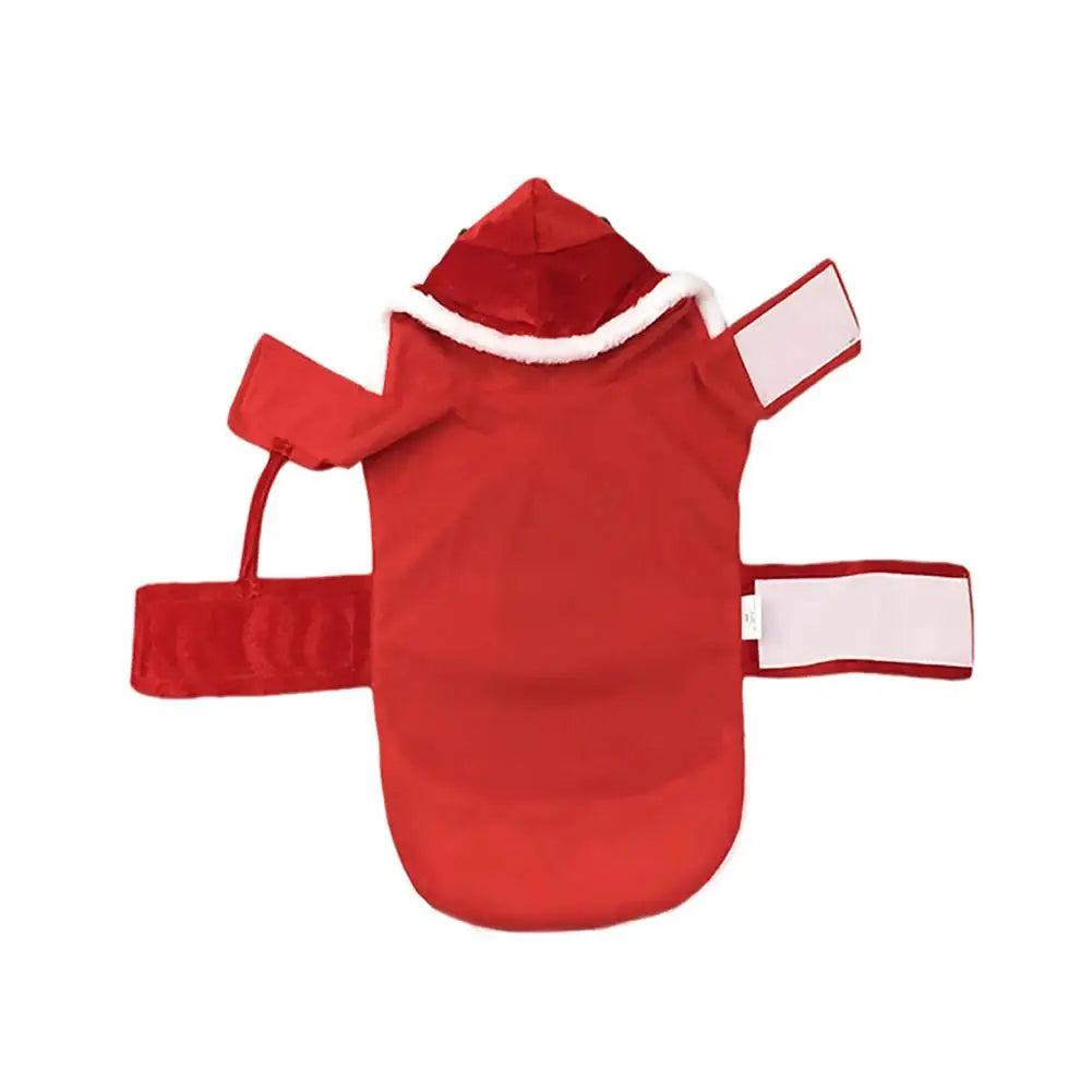 Creative Christmas Pet Clothes Old Man Riding Costume Christmas Atmosphere Funny Supplies Cats And Dogs Pet Winter Clothes