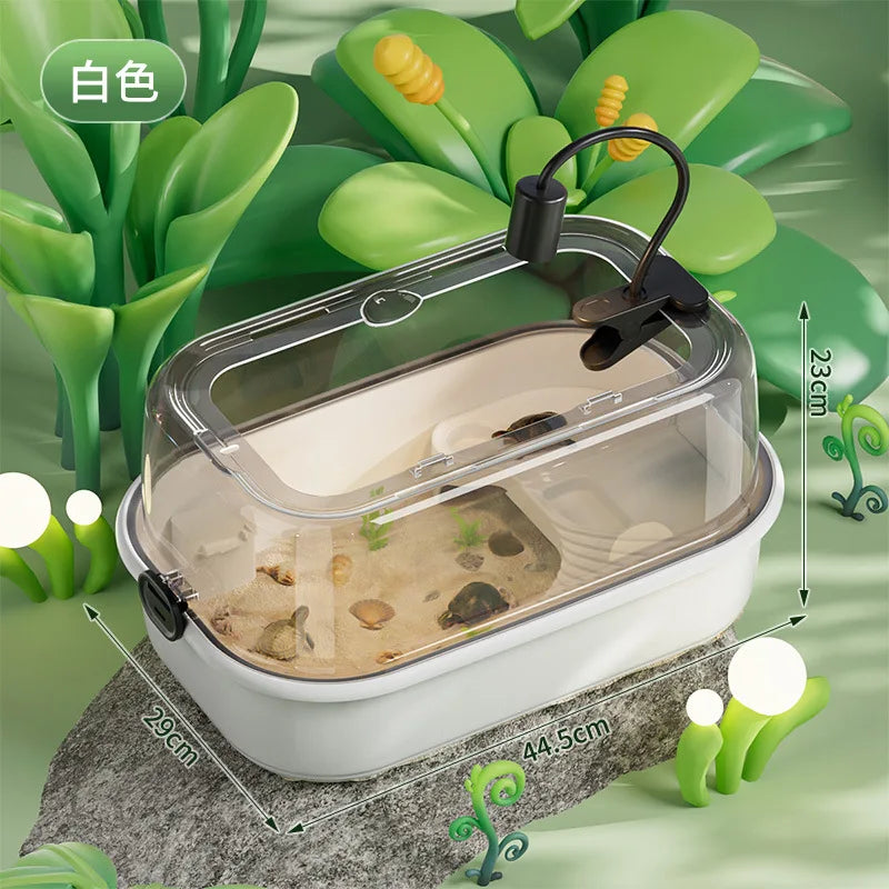 Turtle Special Tank Household Ecological Turtle Feeding Box with Platform Climbing Platform Breeding Box Reptiles Terrariums