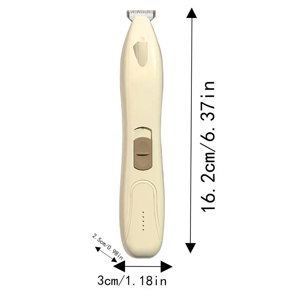 Rechargeable Dog Paw Trimmer Dog Paw Grooming Low Noise Cordless Dog Grooming Kit 2 Speed Pet Hair Shaver For Paws Beauty Tool