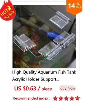 2pcs/set Black White Plastic Divider Sheet Holder Suction Cups for Aquarium Fish Tank Fish Product Pet Products Accessories Hot