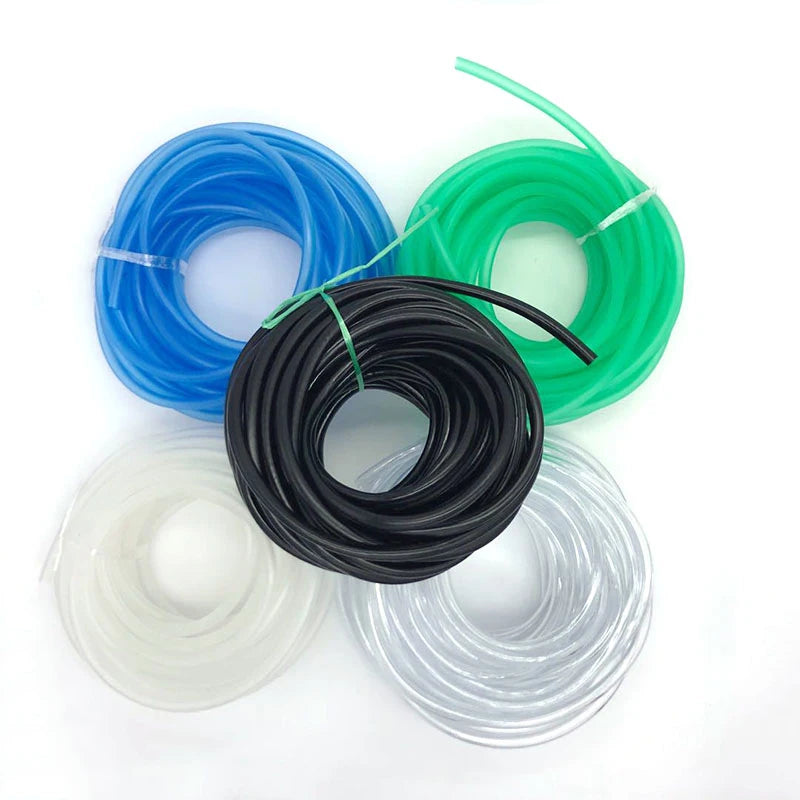 1m/3m/5m/10m/20m Aquarium Oxygen Pump Hose Air Bubble Stone Aquarium Fish Tank Pond Pump Tube 4*6mm Food Grade Material Tubes