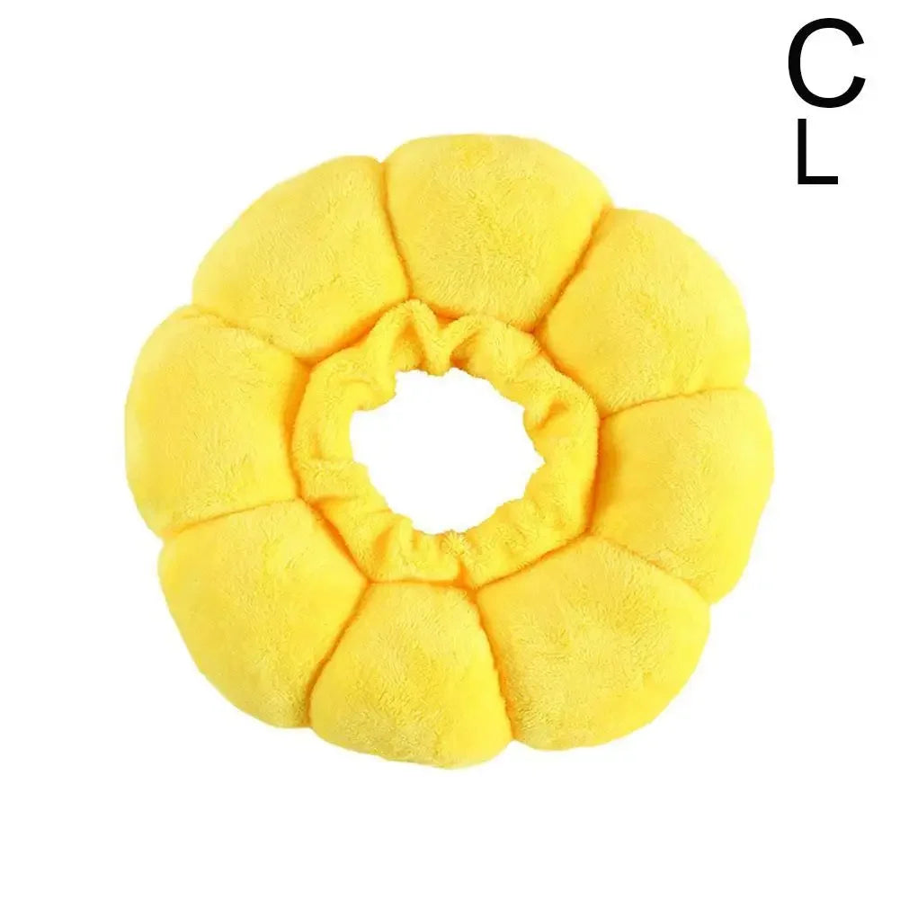 3 Sizes Adjustable Sunflower Elizabeth For Pet Cat Anti-bite Recovery Collar For Dog Cat Sterilization Anti Lick Head K1F9