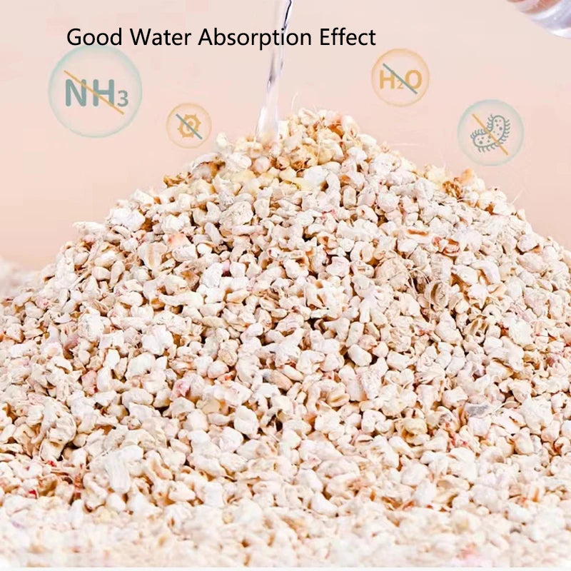 100/200/500g Natural corn cobs Hamster Rat Mouse Bedding Nest Cushion Material for Guinea Pigs Rabbits Chinchillas Remove odor