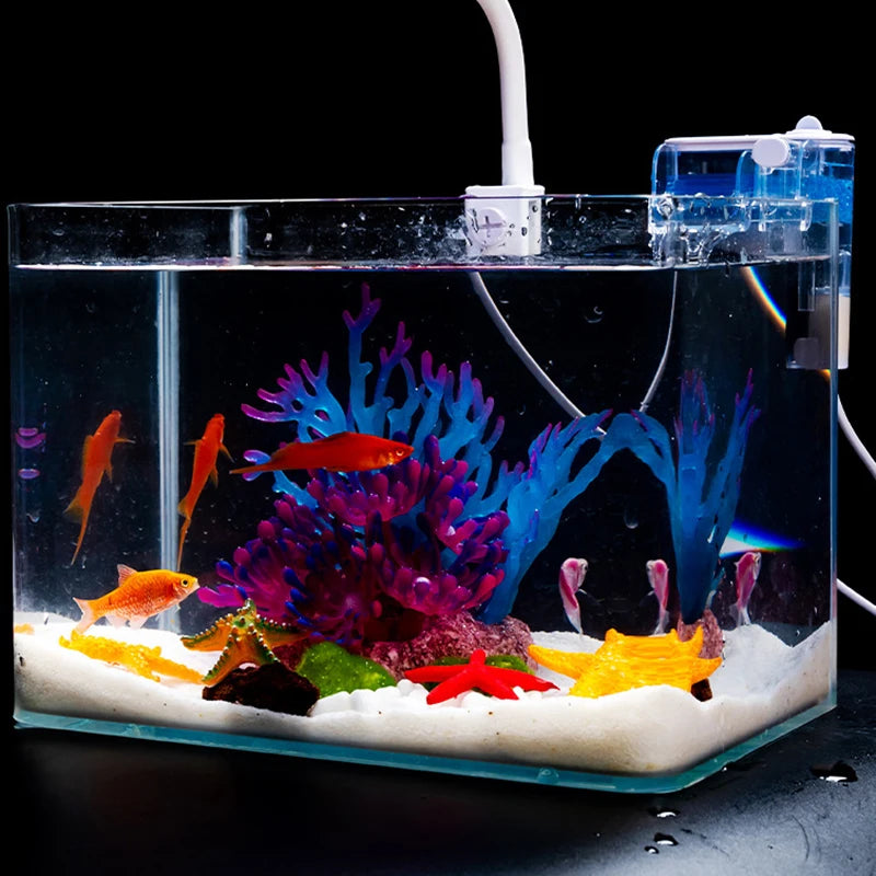 Artificial Silicone Underwater Coral Aquarium Fish Tank Simulation Decoration Aquarium Backgrounds Plants Water Grass Decora