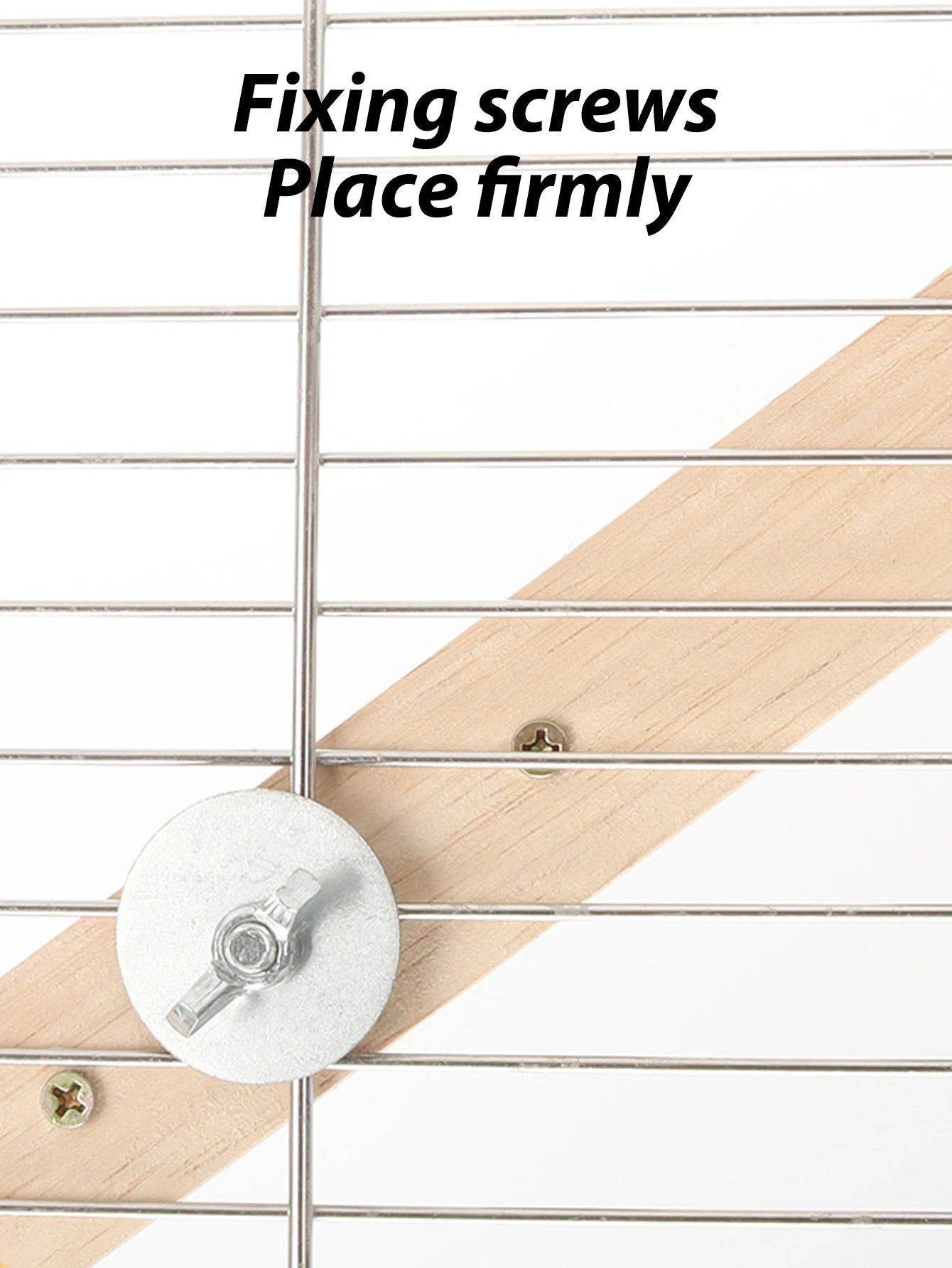 4/6 Steps Wood Ladder Pet Interactive Bird Parrot Toy Ladder for Hamster Cage Funny Grinding Stick Climbing Toy Bird Accessories