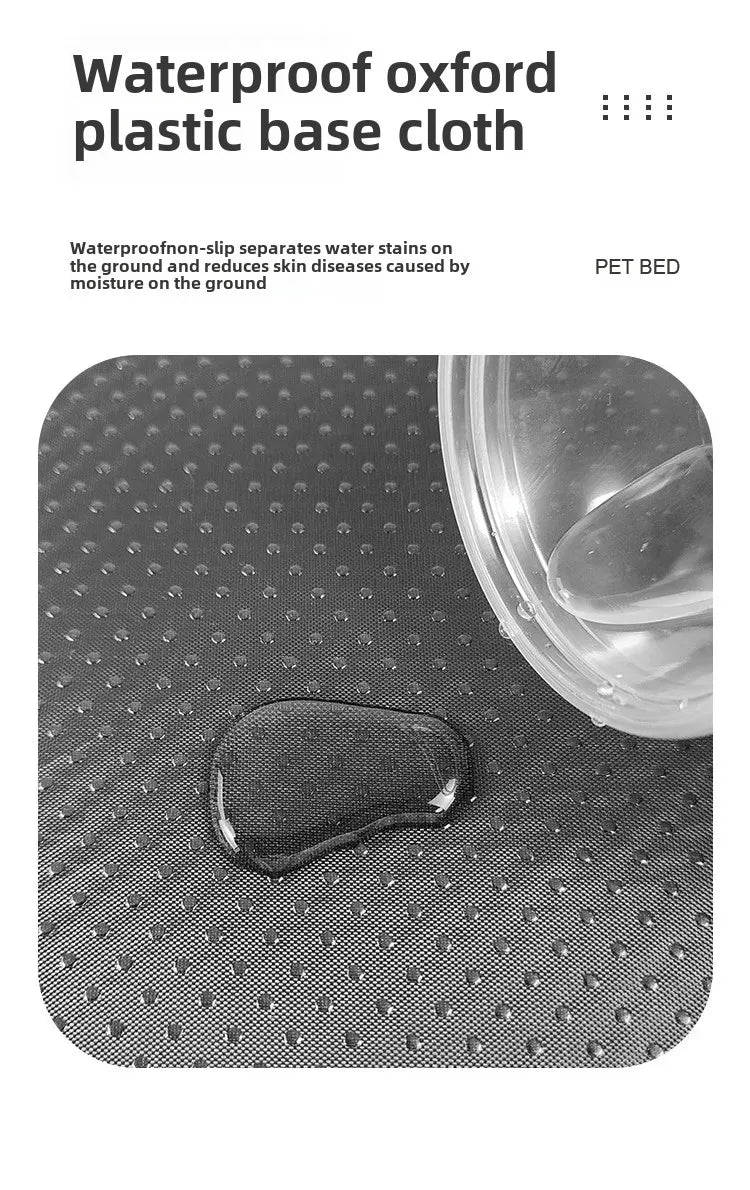Surround Quadrangle Dog Kennel All-season High Thickened Memory Foam Removable Waterproof Spacious Solid Wear-resistant