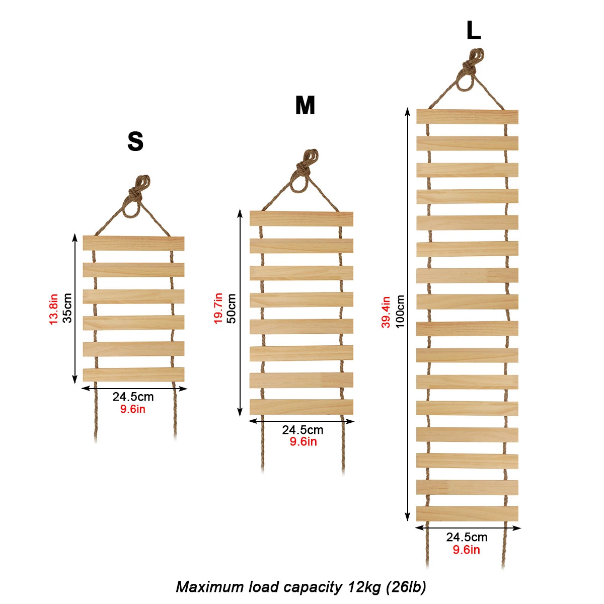 Cat Tree Cat Wall Mounted Climbing Wooden Shelves Sisal Ladders with Hammock and Cat House Cat Bridge for Kittens Perch Sleeping