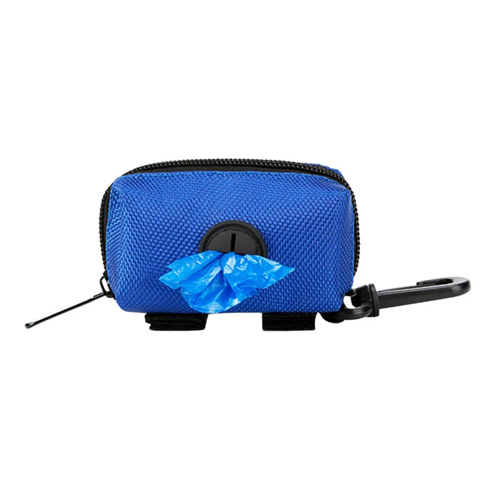 Pet Dog Poop Bag Dispenser Dog Waste Poop Bag Holder Leash Attachment Adjustable Travel Garbage Bag Dispenser Pet Cleaning Tools