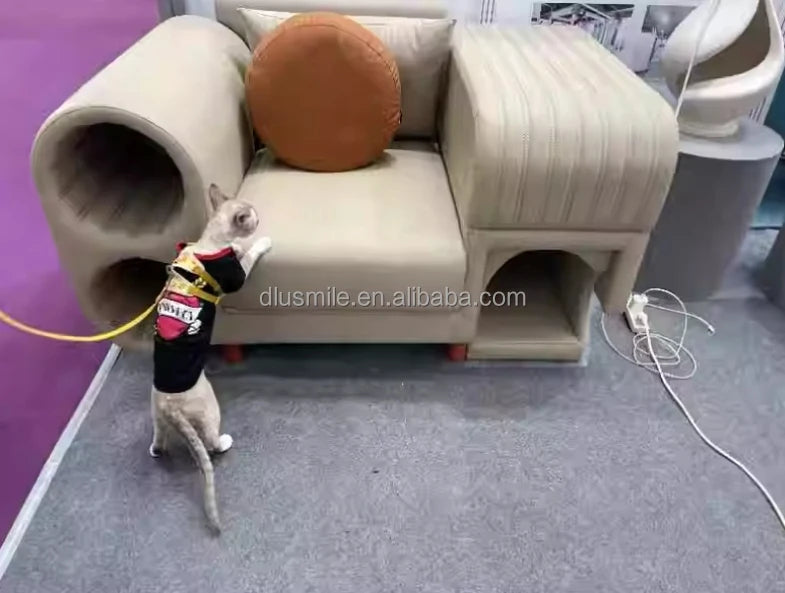 3D Print Cat Bed Kennel Pet Sofa Scratch-Resistant Easy to Clean Pets and Humans Sharing Furniture Customized