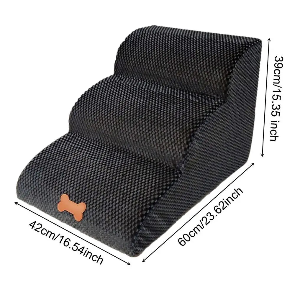 Improved 3 Layers Pet Dog Stairs Steps Portable Cat Climbing Ladder For Small Dog Cat Indoor Dog House Stairs Ramp Play Ladder