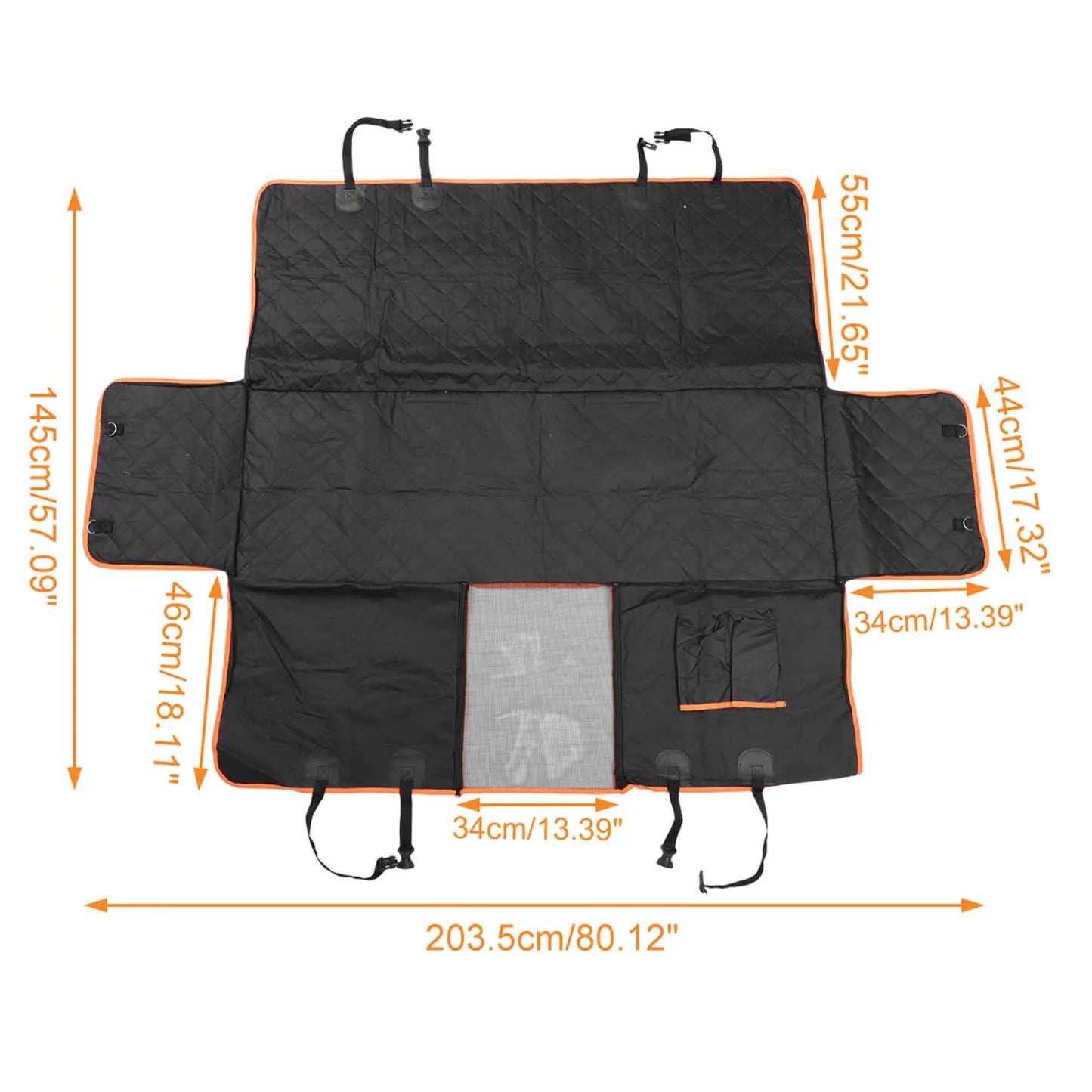 UXCELL Dog Car Seat Cover Waterproof Pet Travel Trunk Mats Dogs Protector Hammock Car Rear Back Mat Safety Accessories