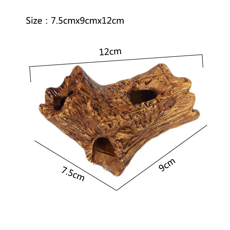 1Pcs Ceramic Aquarium Decoration Fish Shrimps Shelter House Pottery Scorpion House Canister Simulation Stone Fish Tank Decors
