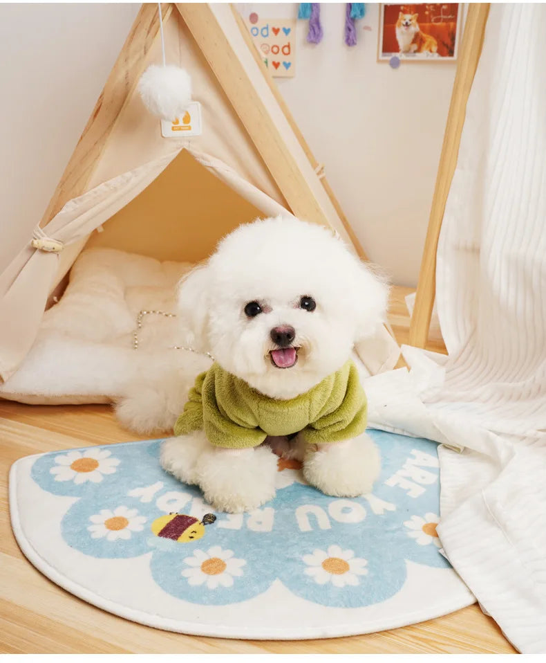 Thermal Flannel Winter Dog Pajamas for Small Dogs Cold Weather Warm Clothes Puppy Onesie Jumpsuit Yorkie Overalls for Dogs