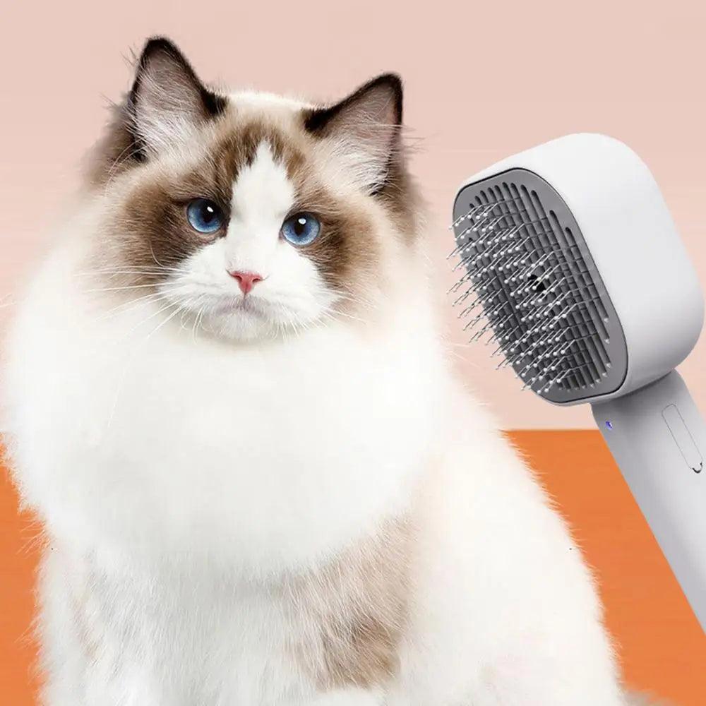 Steamy Pet Brush Rechargeable Cat Grooming Brushes Pet Water Combs Cat Hair Remover Cat Cleaning Massage Brush for Puppy  Kitten