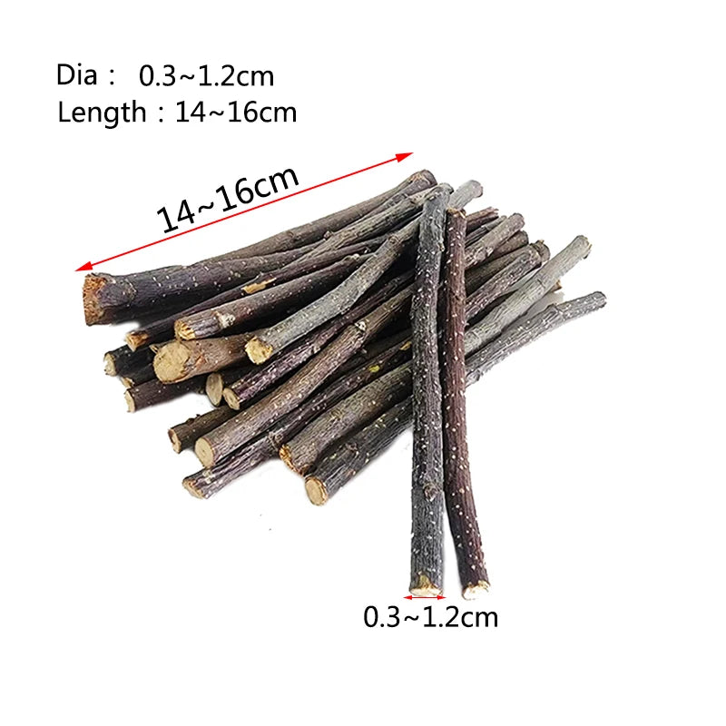 Professional Bird Parrot Teeth Grinding Apple Tree Stick Minerals Molar Stone Toys for Chinchilla Hamster Small Pet Toys Supply