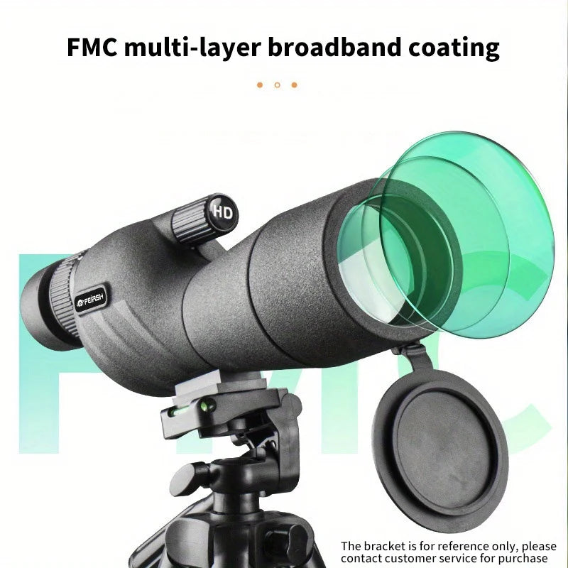 Transparent monocular telescope, variable frequency monocular telescope, suitable for outdoor camping hunting bird watching