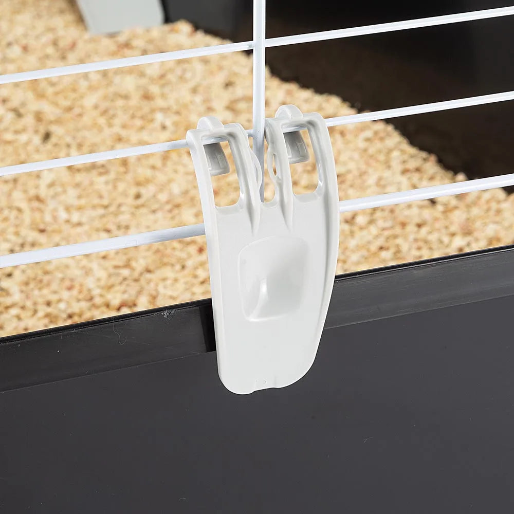 Rabbit Cage CASITA 120, Guinea Pigs Small Animals, Rounded Openable Roof, with Accessories