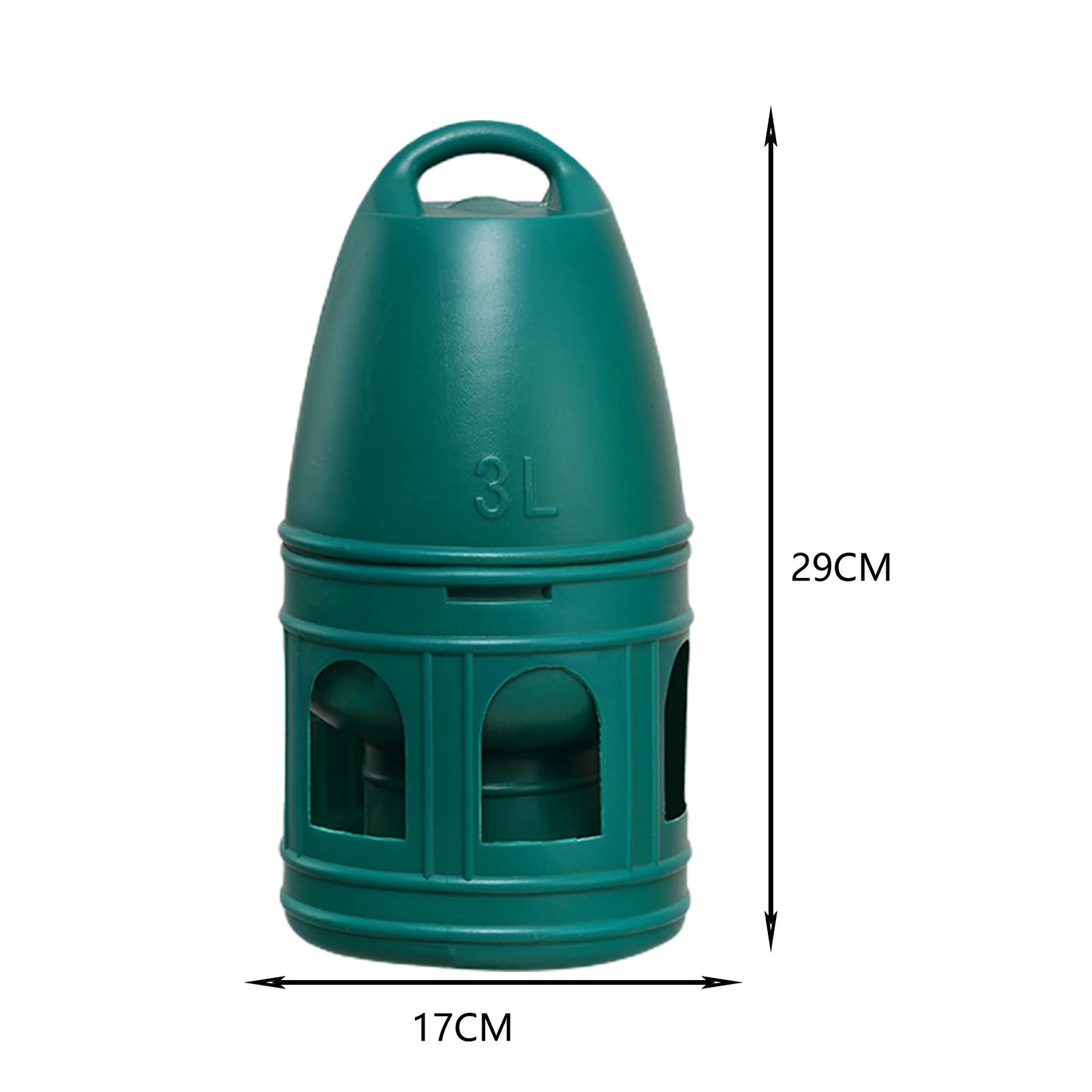 Bird Water Drinker Pigeon Water Dispenser Feeder Bird Cage Accessories Large Capacity Bird Cage Accessories with Hanging Handle
