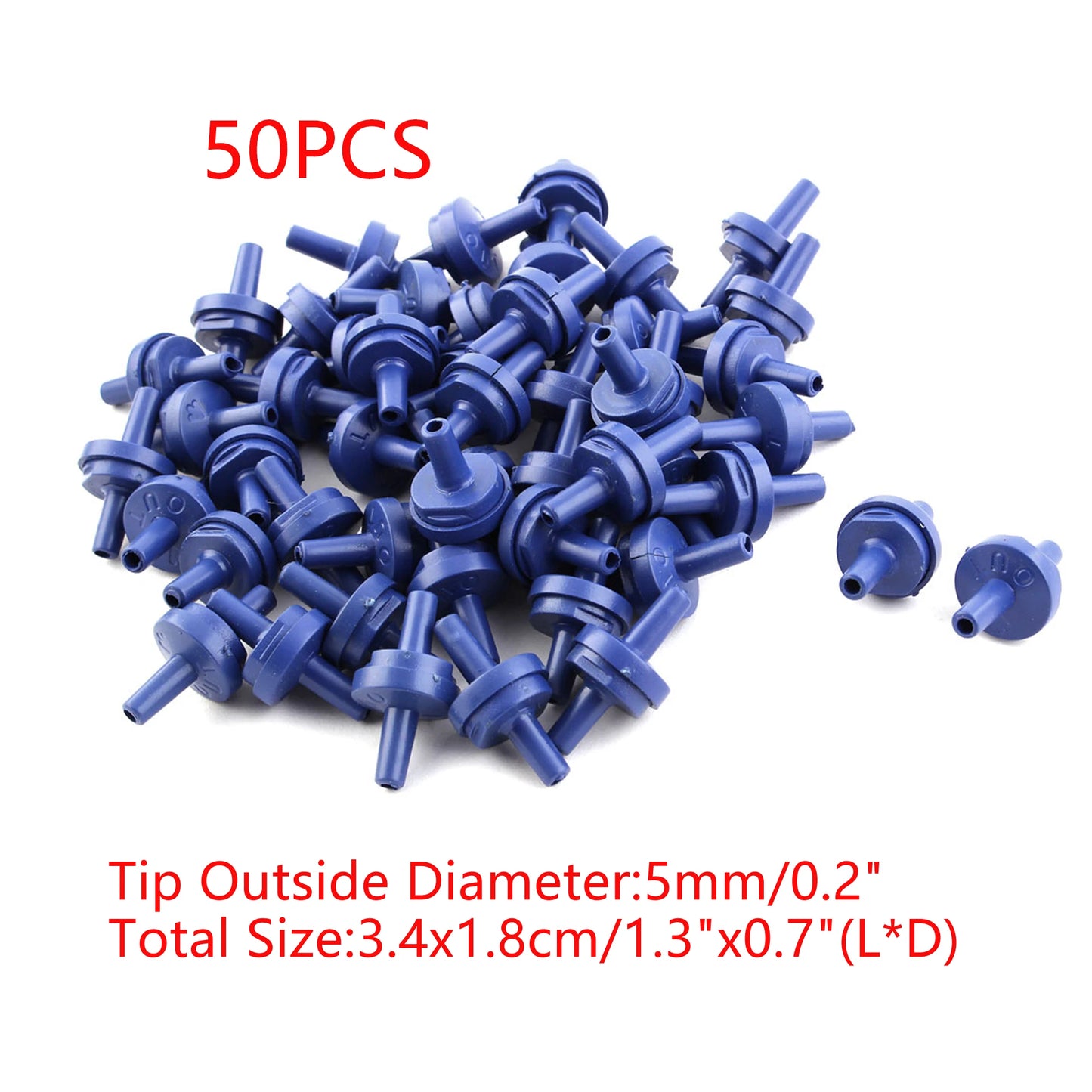 UXCELL Aquarium One Way Check Valve Non-Return Oxygen Tracheal Increasing Hose CO2 System Pipe Fish Tank Air Pump Accessorie