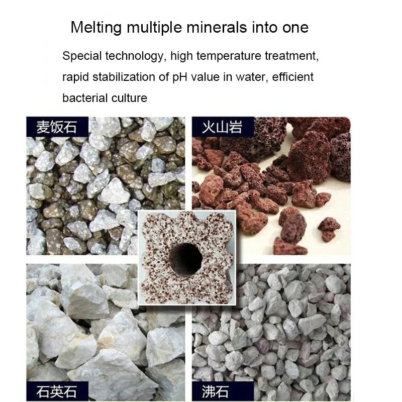 Aquarium Filter Nano Biochemical House Media Nitrifying Bacteria Fish Tank Accessories For Aquarium Water Cleaning Filter Medias