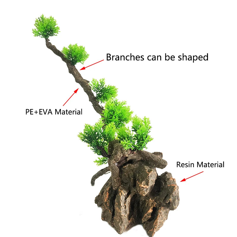 Artificial Tree Underwater Grass Aquarium Fish Tank Simulation Decoration Aquarium Backgrounds Plants Water Grass Accessories