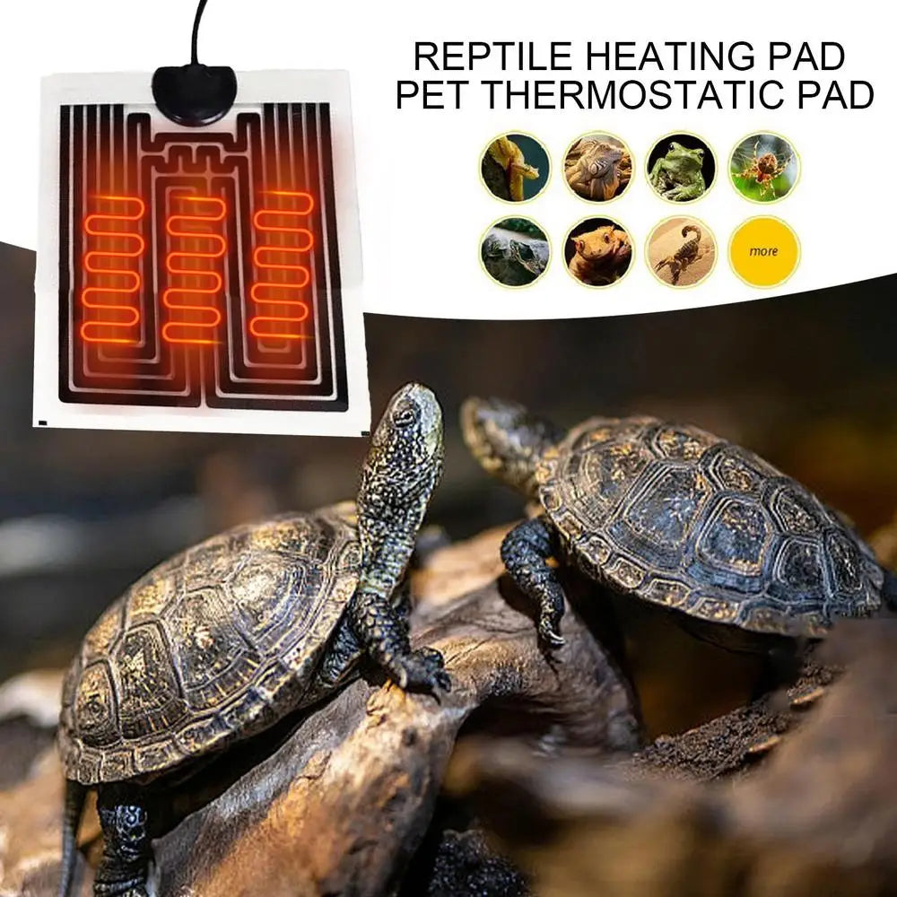 Terrarium Heating Mat Temperature Adjustable Snake Heating Pad Reptile Heating Pad Snake Heating Pad Reptile Heat Mat Under Tank