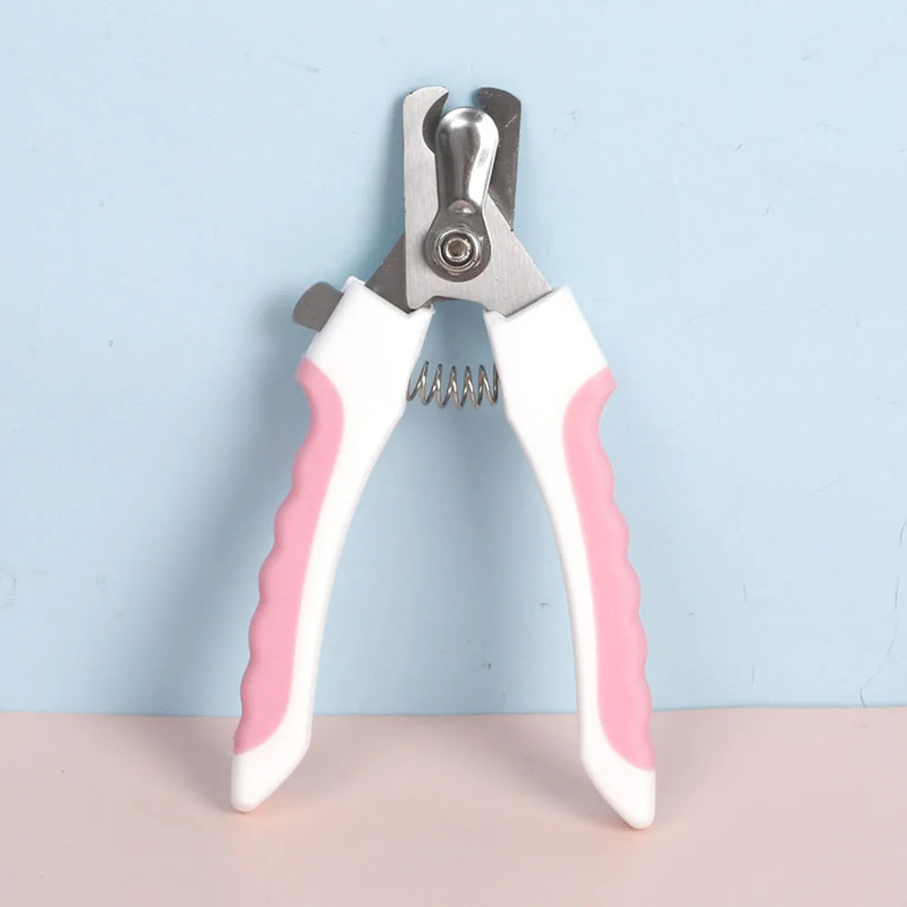 Dog Nail Clippers & Cat Nail Clipper for Small Large Pets Stainless Steel Nailclippers with Safety Guard to Prevent Over-Cutting