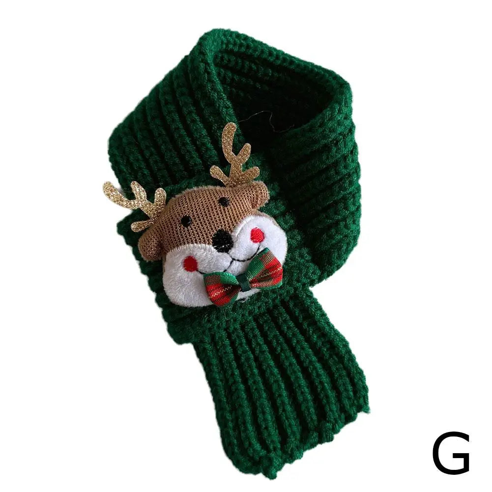 45cm Cat New Year Scarf Pet Accessories Kitten Christmas Winter Bib Birthday Dog Bichon Scarf Soft And Comfortable Fabric Cute P