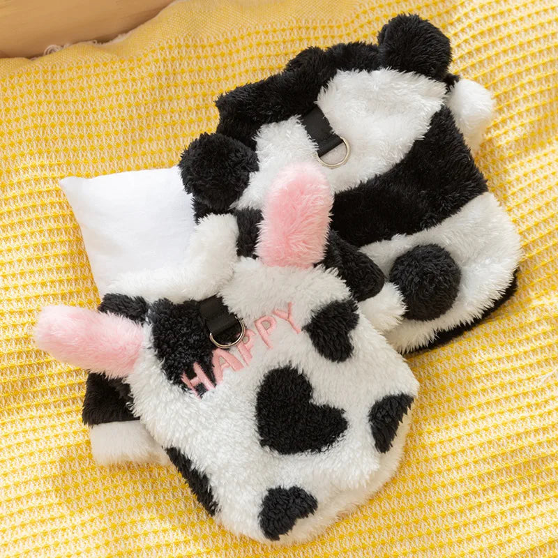 Winter Dog Clothes Fleece Dog Coat Puppy Hoodies Chihuahua Dachshund Bichon Dog Clothing Girls Dog Jacket Funny Coslpay Apparel