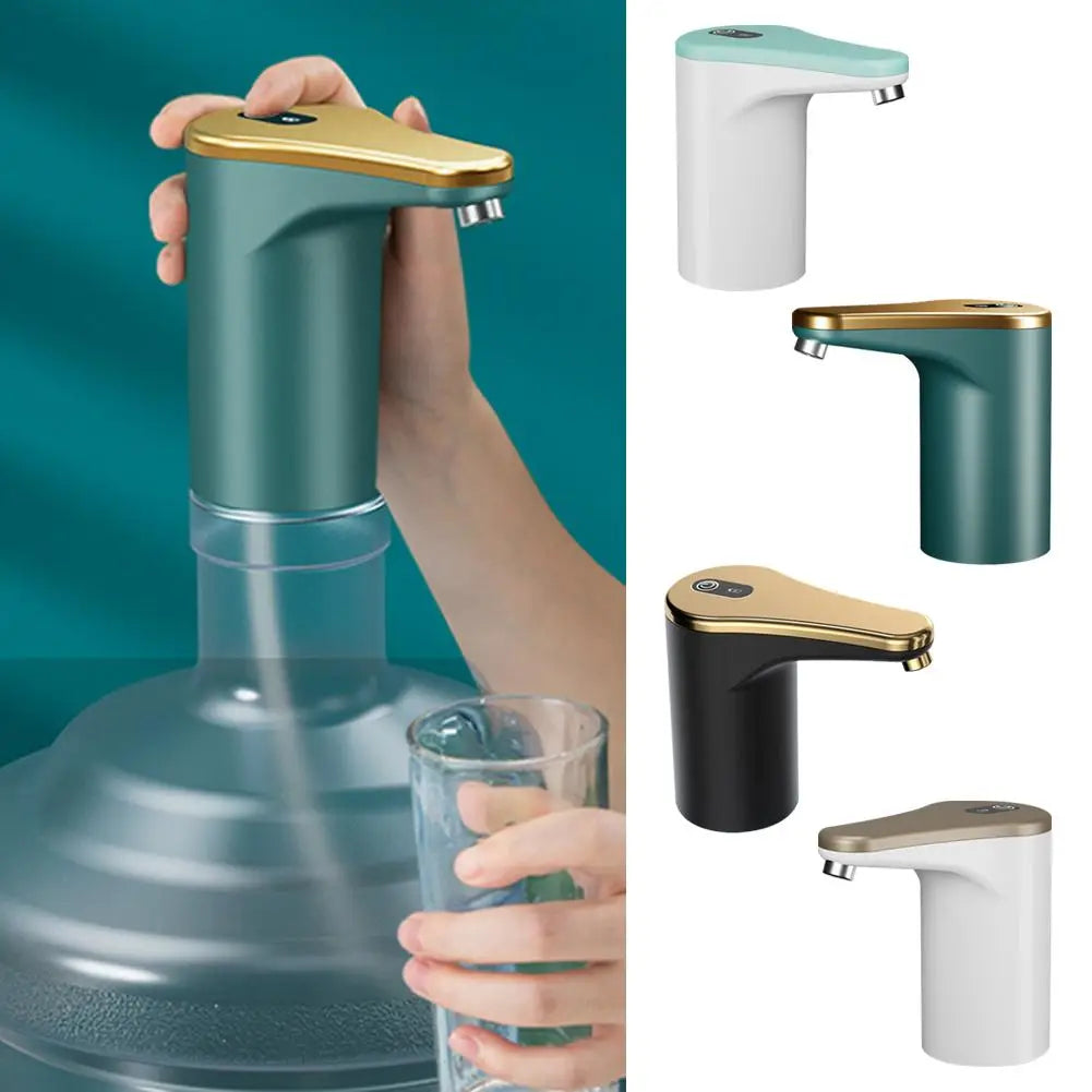 USB Electric Smart Bottled Water Pump Foldable Barreled Water Suction Device for Desktop Convenient Mineral Water Dispenser