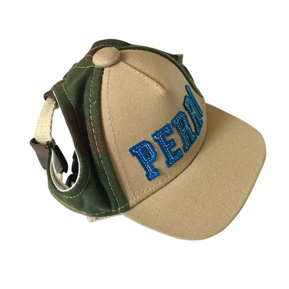 Pet Peaked Cap Dog Cute Alphabet Cap Small Dog Casual Hat Summer Outdoor Canvas Hat Chihuahua Yorkshire Pet Products Gorra Perro