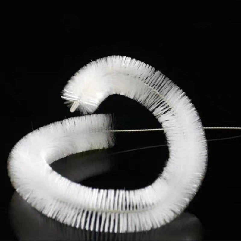Aquarium Tube Pipe Cleaning Brush Stainless Steel Water Filter Air Tube Flexible Hose Aquarium Accessories Long Bristle Brush