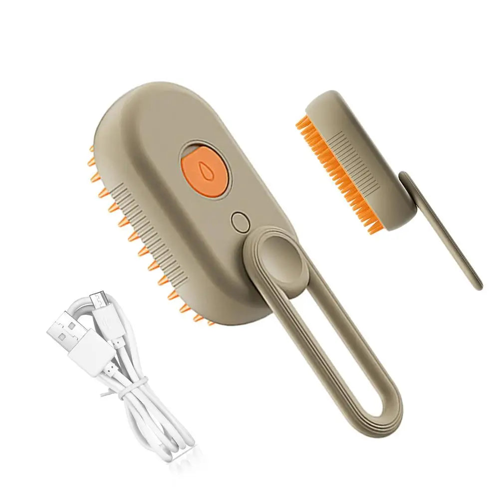 3 In 1 Electric Cat Steam Brush Steamy Dog Brush Spray Cat Hair Brushes For Massage Pet Grooming Comb Hair Removal Combs