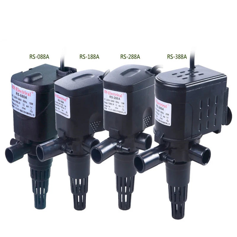 3in1 Top Filter Box Aquarium Submersible Pump Fish Tank Upper Filter Belt Filter Box Oxygenation Filtration System Accessories