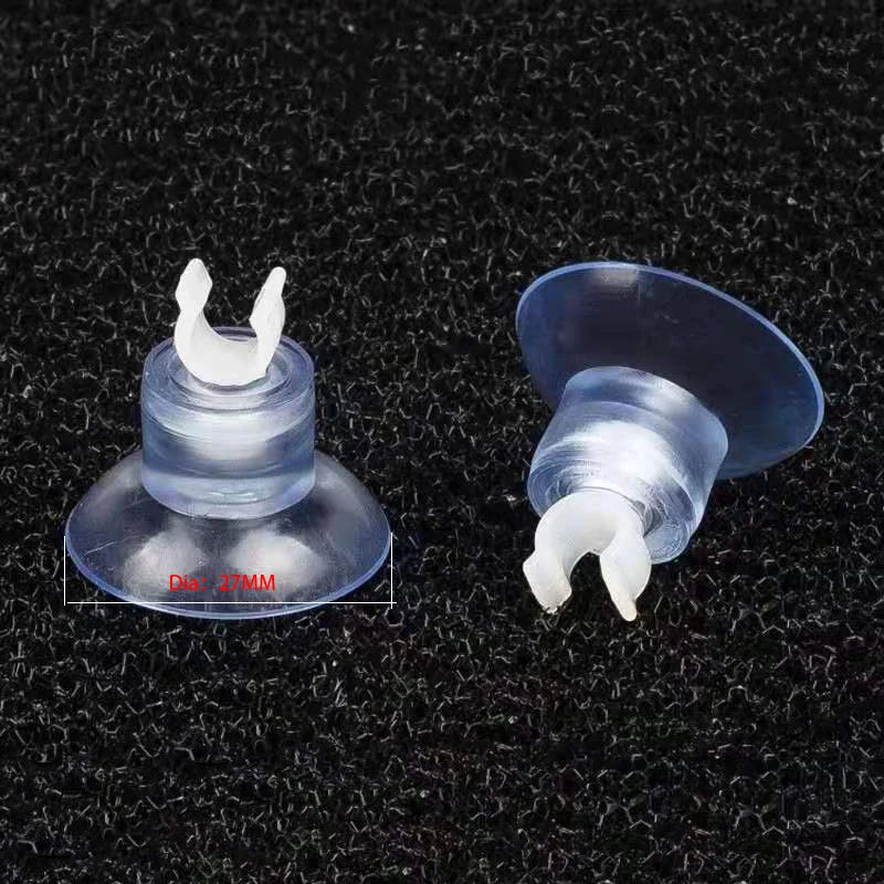 10Pcs/lot Aquarium Sucker Suction Cup Air Line OxygenTube Holder Sucker for Fish Tank Pump Oxygen Air Tube Fixing Clip 4/5mm