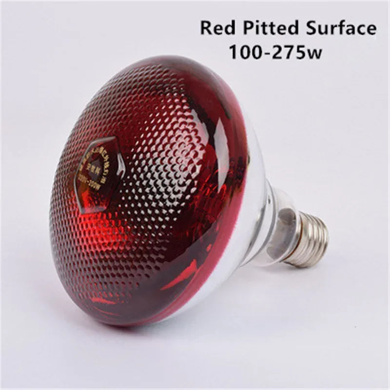 100-275 Watt 220v Waterproof Anti-explosion Livestock Chicks Piglet Heating Lamp Infrared Heat Light Bulb For Poultry Pig House