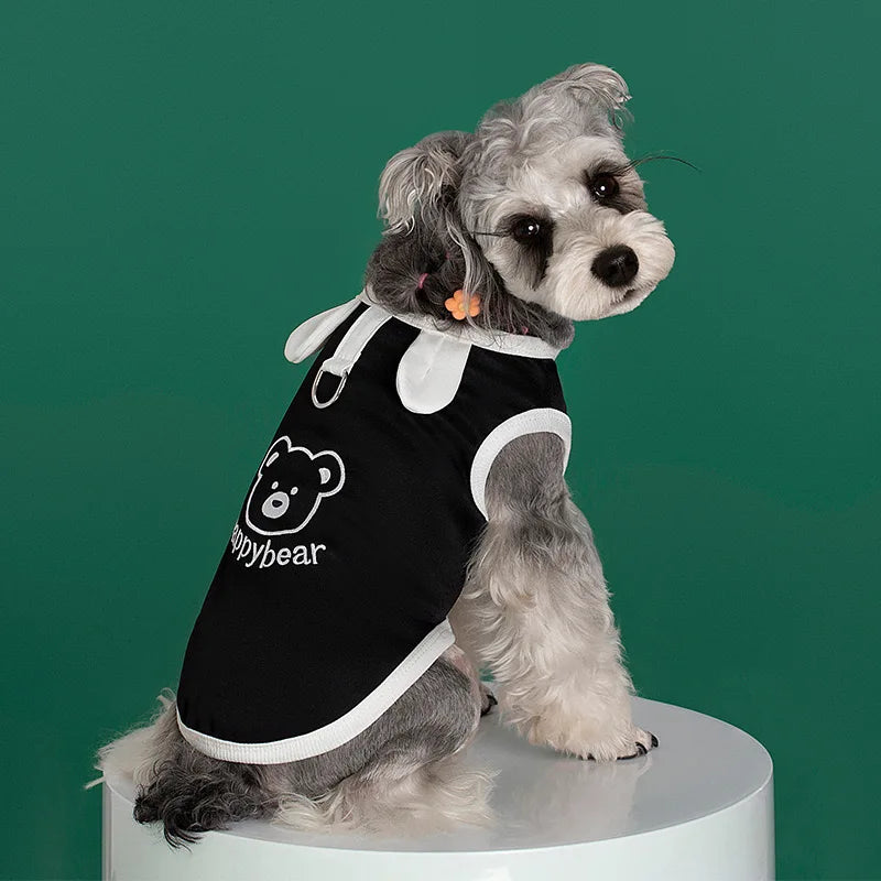 Dog clothes for small dogs Summer Comfortable Breathable T-shirt Puppy Cats Clothing Hooded Dog costume Summer chihuahua clothes